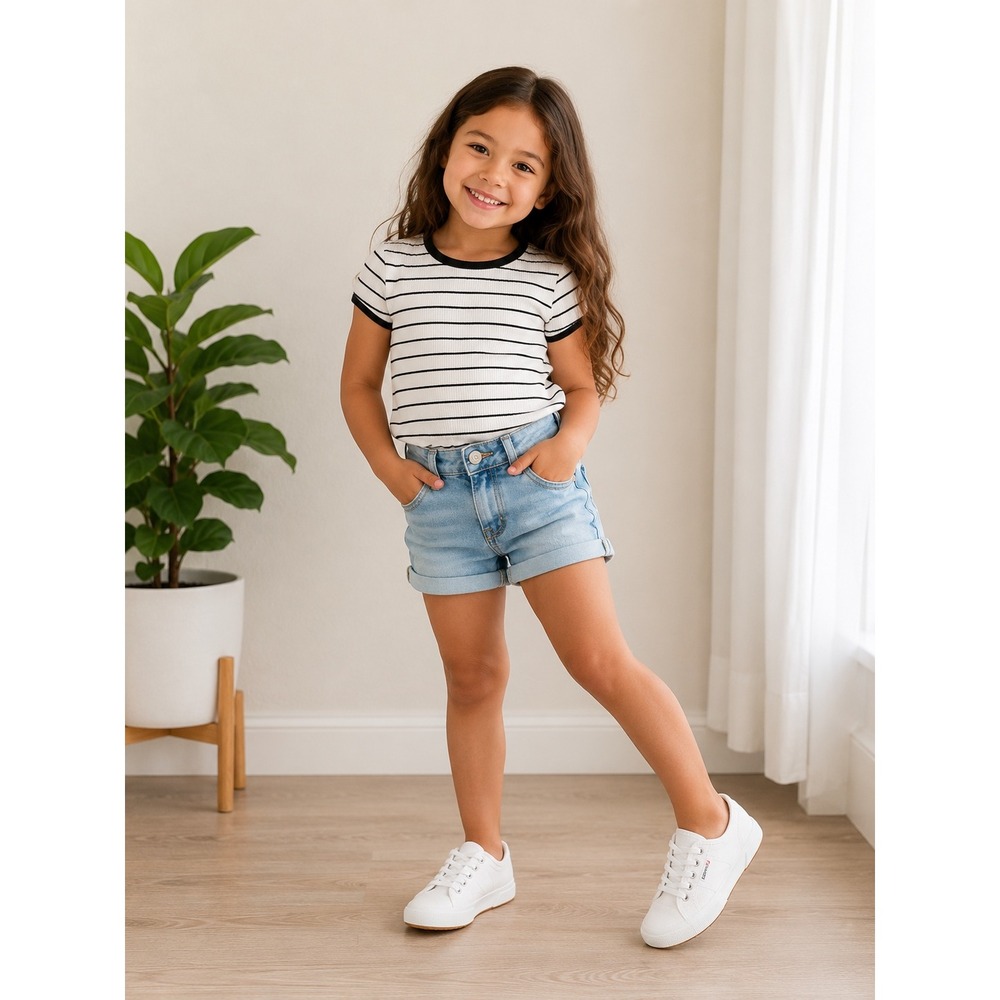 Superga 2750 JCOT Classic Kids White Canvas Sneakers S0003C0 Size 33 2Y